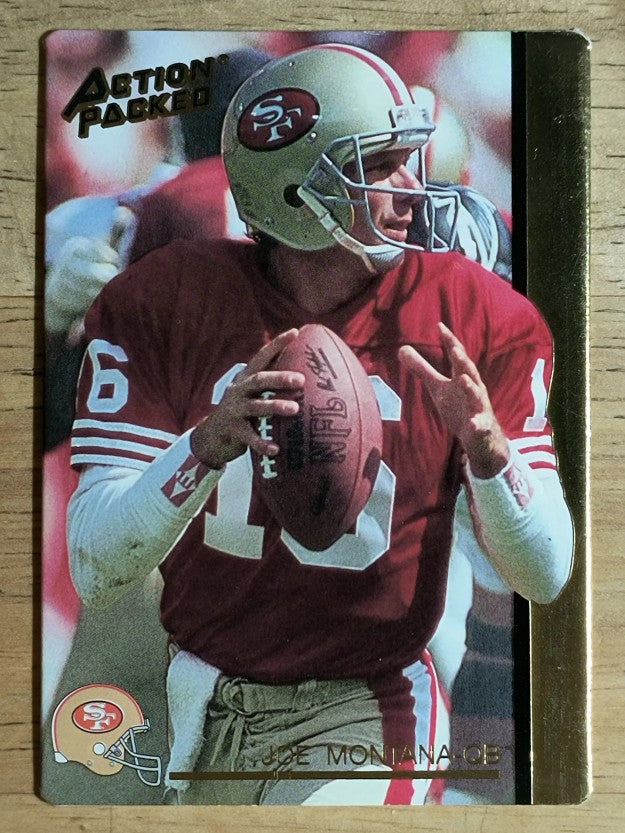 1992 Action Packed Rookie Update #60 Joe Montana