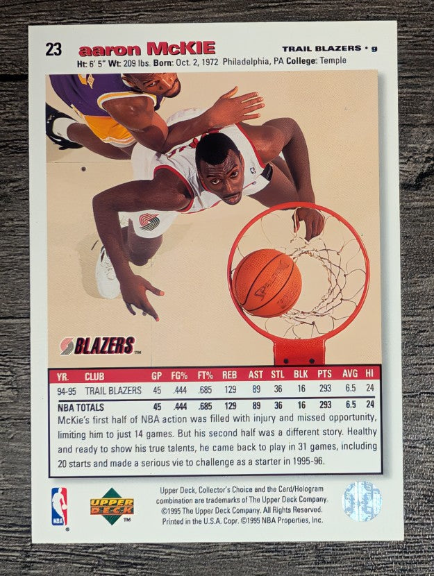 1995-96 Collector's Choice #23 Aaron McKie