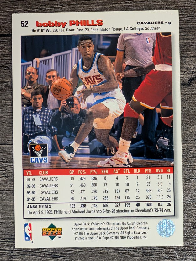 1995-96 Collector's Choice #52 Bobby Phills