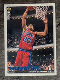 1995-96 Collector's Choice #80 Allan Houston