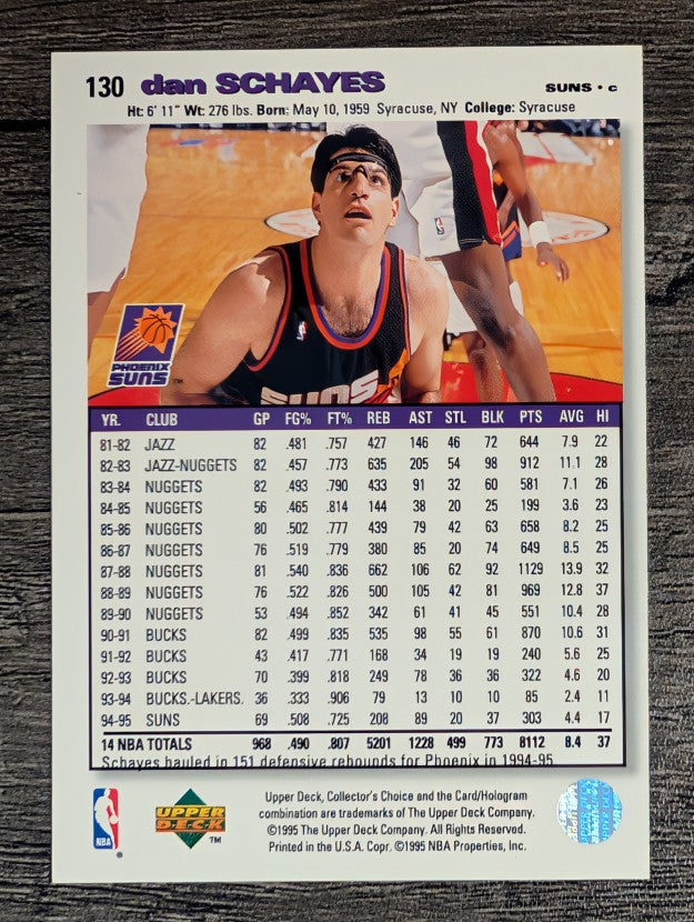 1995-96 Collector's Choice #130 Danny Schayes