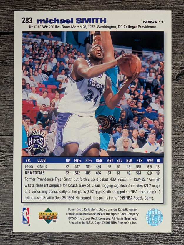 1995-96 Collector's Choice #283 Michael Smith