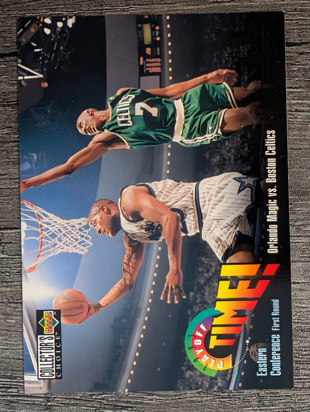 1995-96 Collector's Choice #350 Nick Anderson/Dee Brown PT