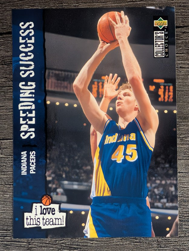 1995-96 Collector's Choice #376 Rik Smits LOVE