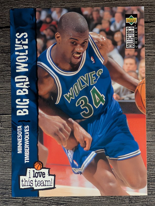 1995-96 Collector's Choice #381 Isaiah Rider LOVE