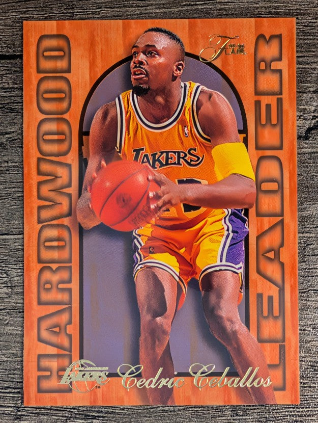 1995-96 Fleer Flair Hardwood Leaders #13 Cedric Ceballos
