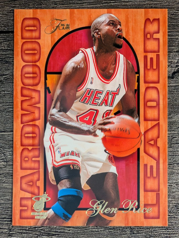 1995-96 Fleer Flair Hardwood Leaders #14 Glen Rice