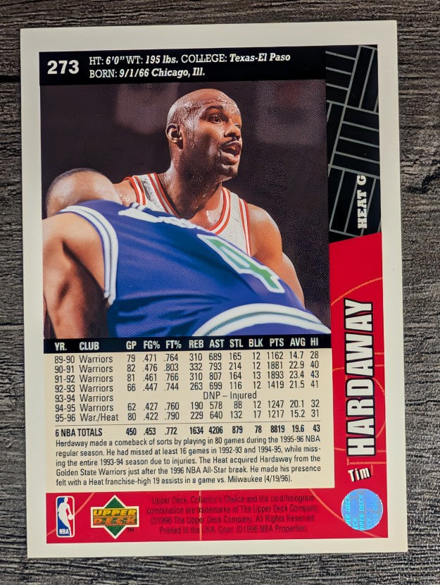 1996-97 Collector's Choice #273 Tim Hardaway
