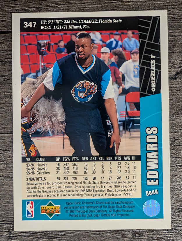 1996-97 Collector's Choice #347 Doug Edwards