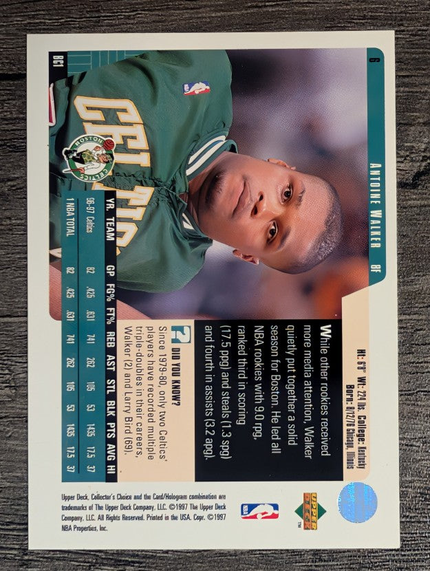 1997-98 Collector's Choice #6 Antoine Walker