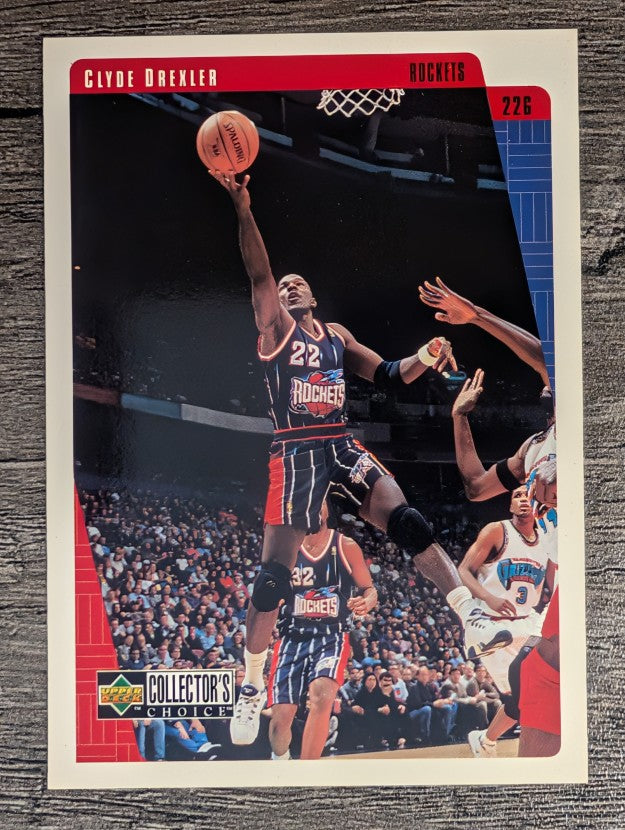 1997-98 Collector's Choice #51 Clyde Drexler