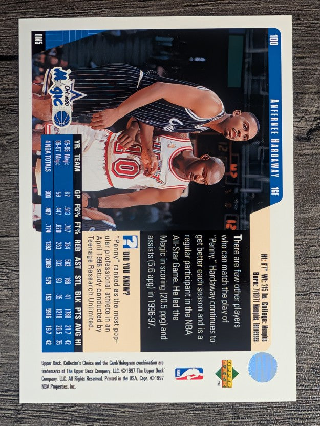 1997-98 Collector's Choice #100 Anfernee Hardaway