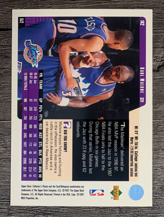 1997-98 Collector's Choice #142 Karl Malone
