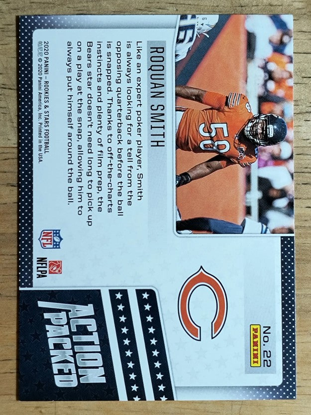 2020 Rookies and Stars Action Packed #22 Roquan Smith