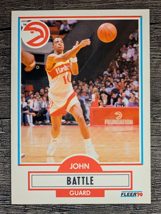 1990-91 Fleer #1 John Battle