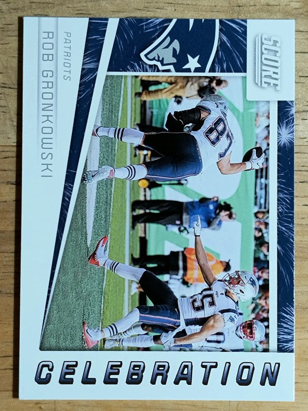 2019 Score Celebration #6 Rob Gronkowski