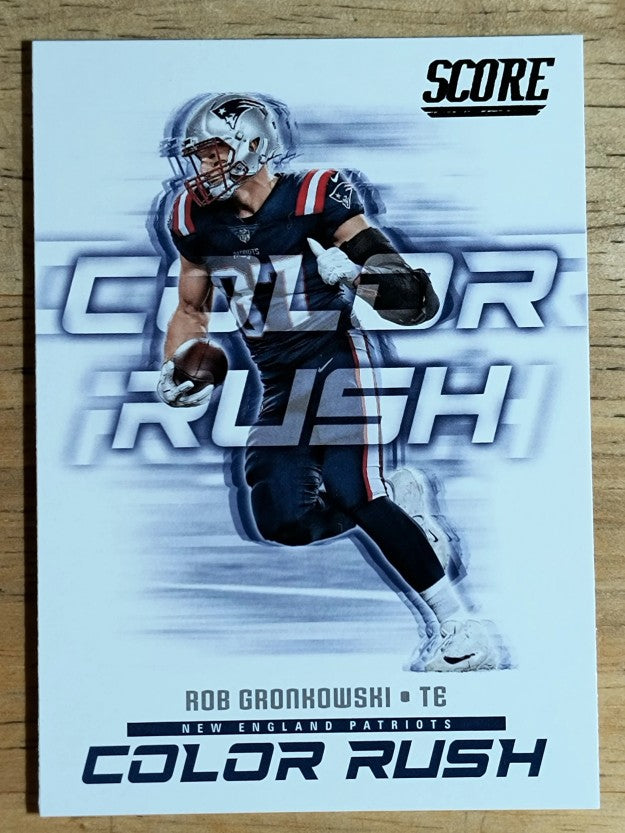 2018 Score Color Rush #16 Rob Gronkowski
