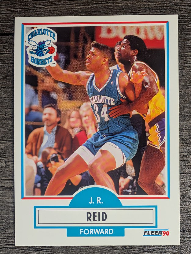 1990-91 Fleer #20 J.R. Reid RC