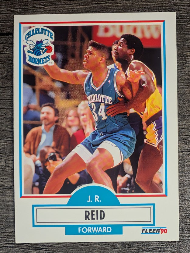 1990-91 Fleer #20 J.R. Reid RC
