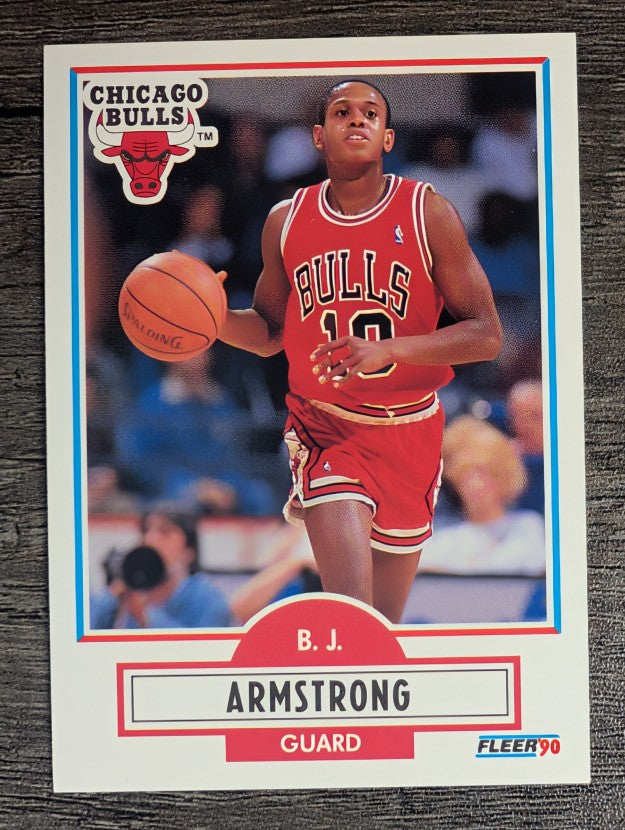 1990-91 Fleer #22 B.J. Armstrong RC