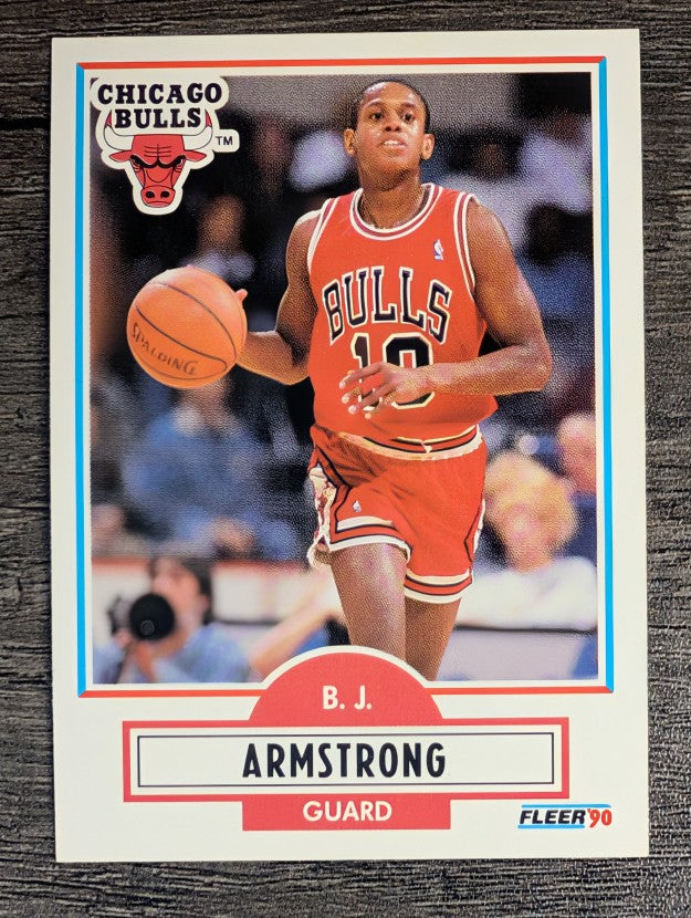 1990-91 Fleer #22 B.J. Armstrong RC