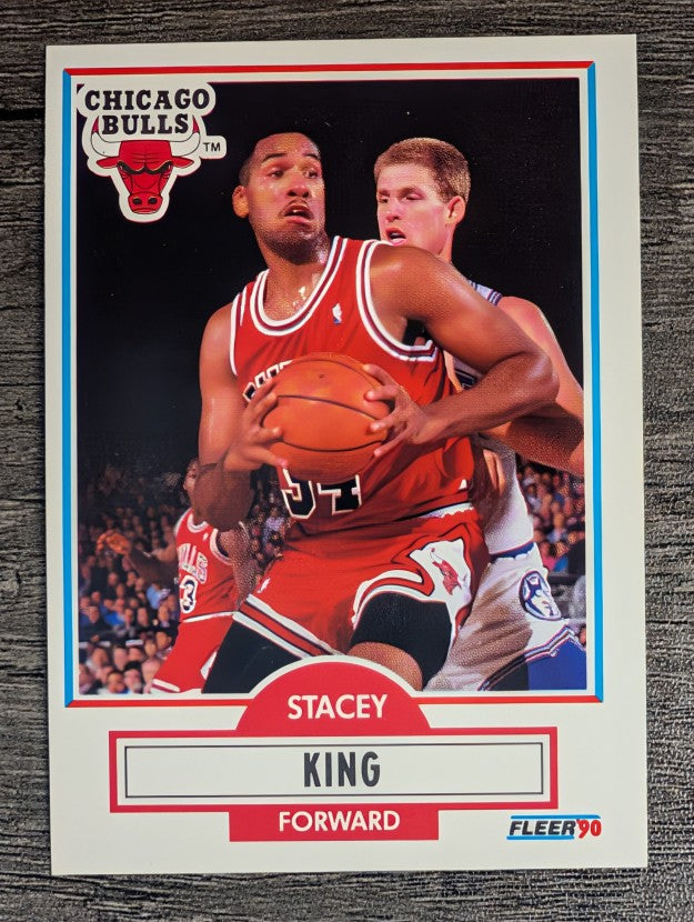1990-91 Fleer #27 Stacey King RC