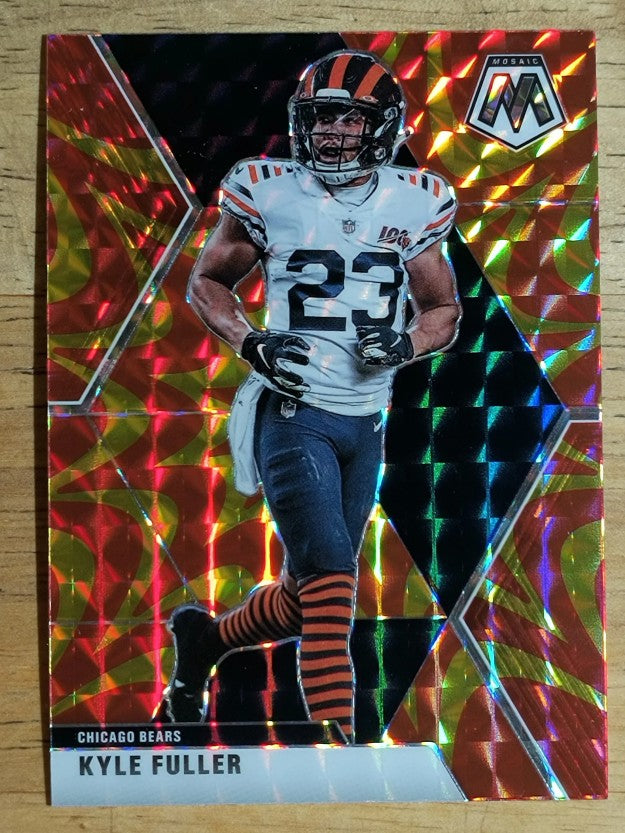 2020 Panini Mosaic Mosaic Reactive Orange #45 Kyle Fuller