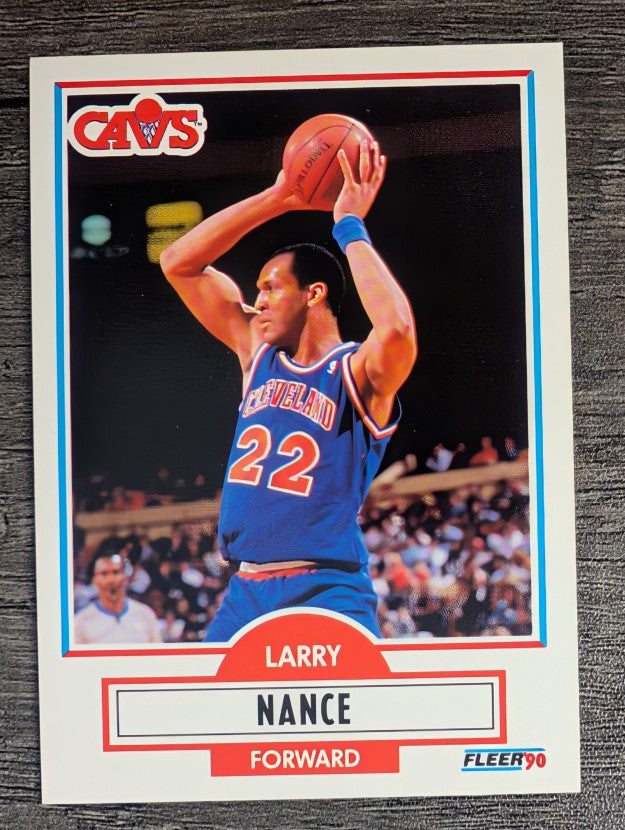 1990-91 Fleer #35 Larry Nance