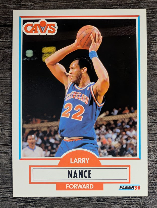 1990-91 Fleer #35 Larry Nance