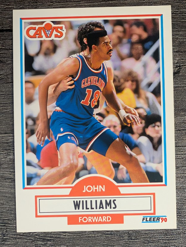 1990-91 Fleer #37 Hot Rod Williams
