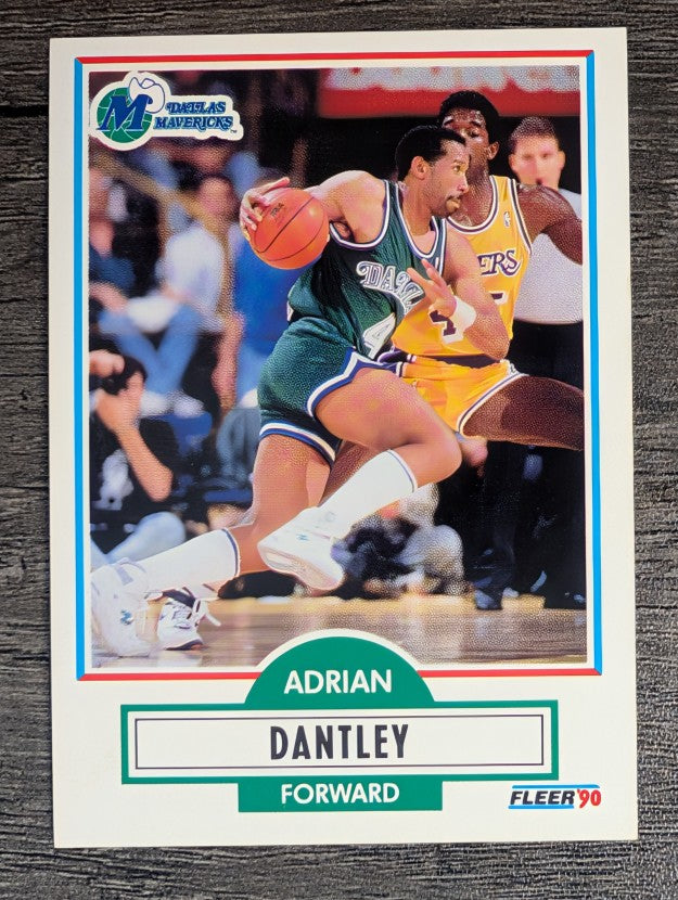 1990-91 Fleer #39B Adrian Dantley COR