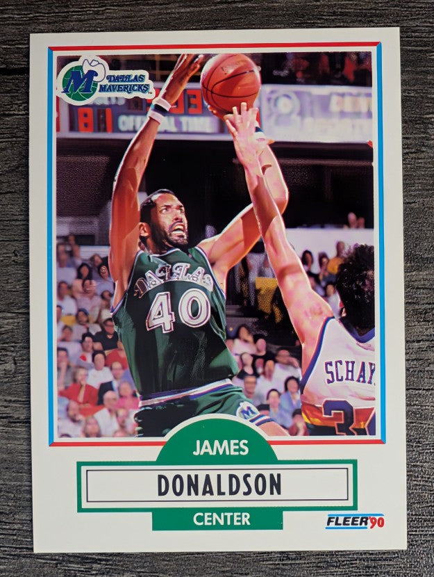 1990-91 Fleer #41 James Donaldson