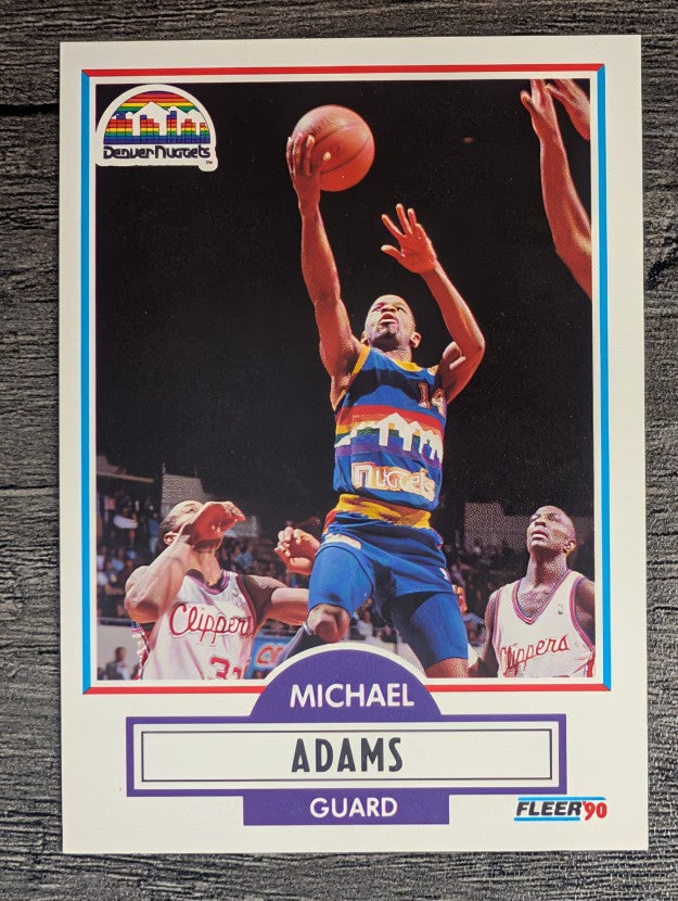 1990-91 Fleer #46 Michael Adams