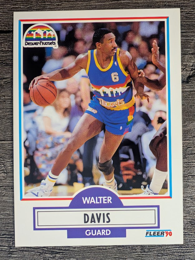 1990-91 Fleer #47 Walter Davis