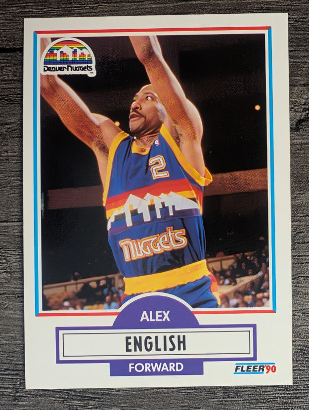 1990-91 Fleer #48 Alex English