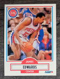 1990-91 Fleer #56 James Edwards