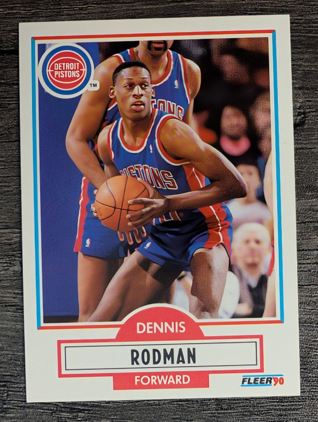 1990-91 Fleer #59 Dennis Rodman