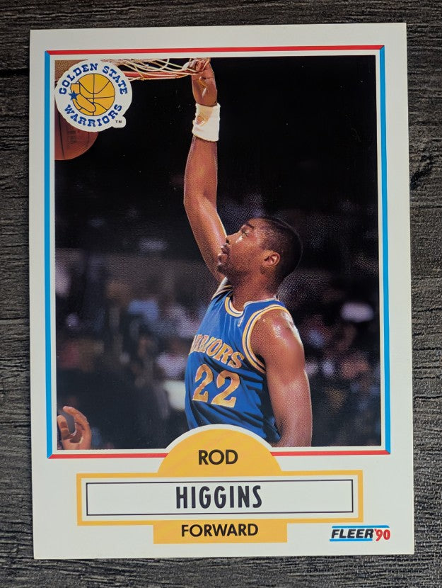 1990-91 Fleer #64 Rod Higgins