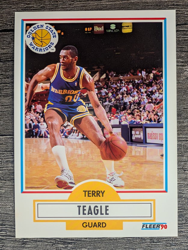 1990-91 Fleer #68 Terry Teagle