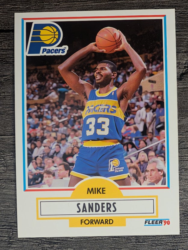 1990-91 Fleer #80 Mike Sanders
