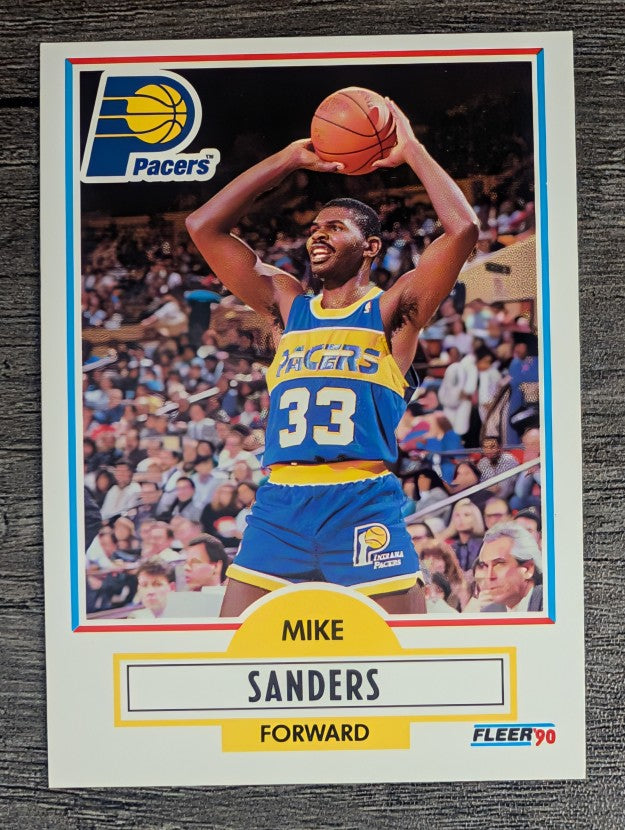 1990-91 Fleer #80 Mike Sanders