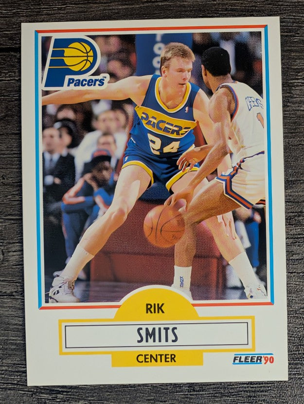 1990-91 Fleer #82 Rik Smits