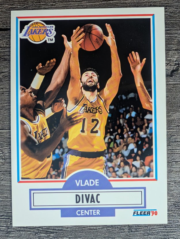 1990-91 Fleer #91 Vlade Divac RC