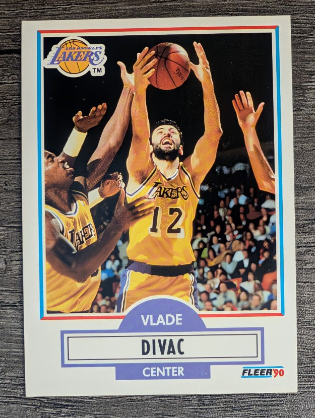 1990-91 Fleer #91 Vlade Divac RC