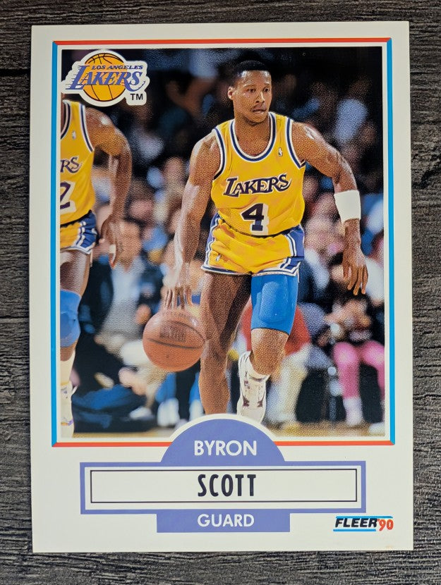 1990-91 Fleer #94 Byron Scott