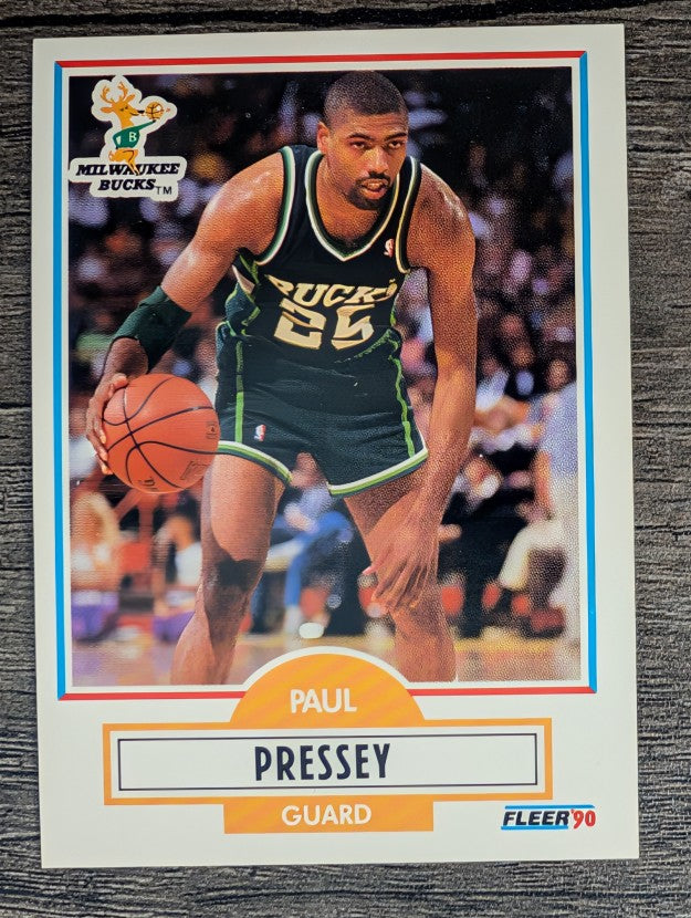 1990-91 Fleer #107 Paul Pressey