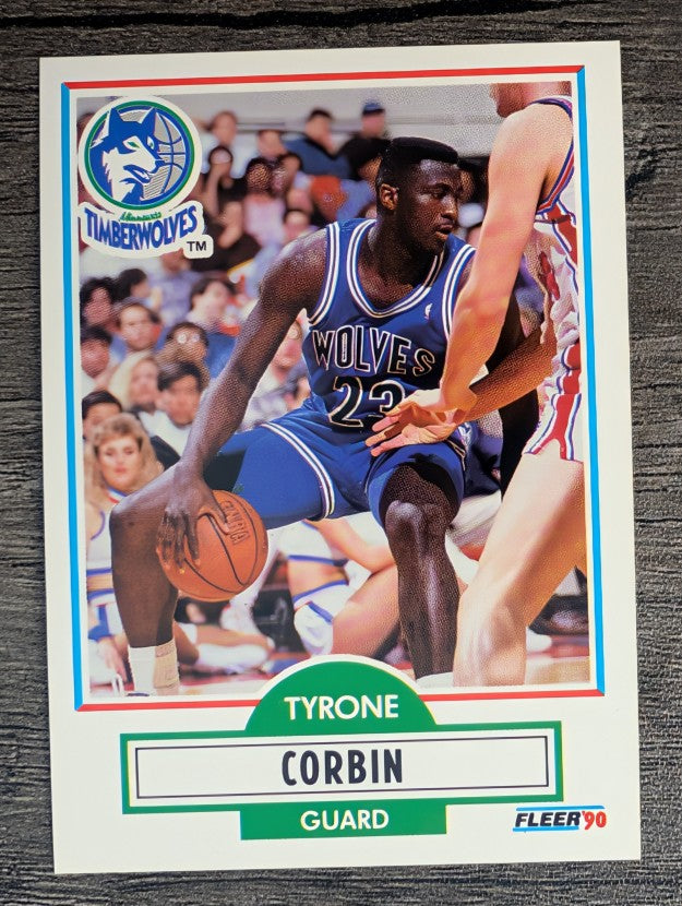 1990-91 Fleer #113 Tyrone Corbin