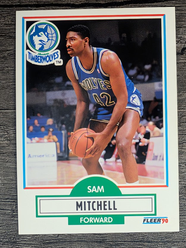 1990-91 Fleer #114 Sam Mitchell RC