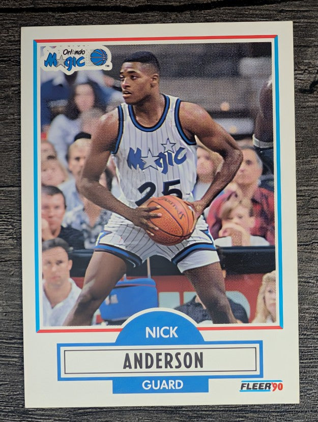 1990-91 Fleer #132 Nick Anderson RC