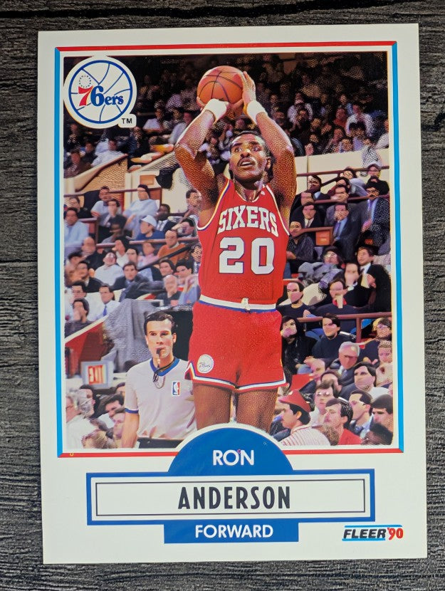 1990-91 Fleer #138 Ron Anderson